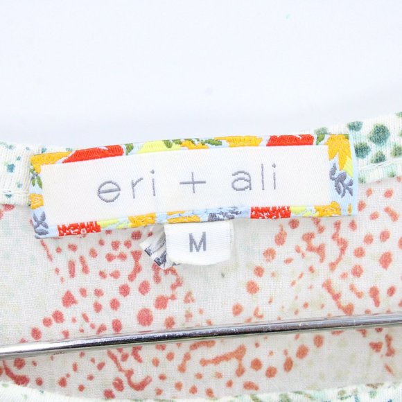 Anthropologie Eri + Ali Blouse Top Womens Multicolor 3/4 Sleeve Lightweight M - Picture 5 of 8